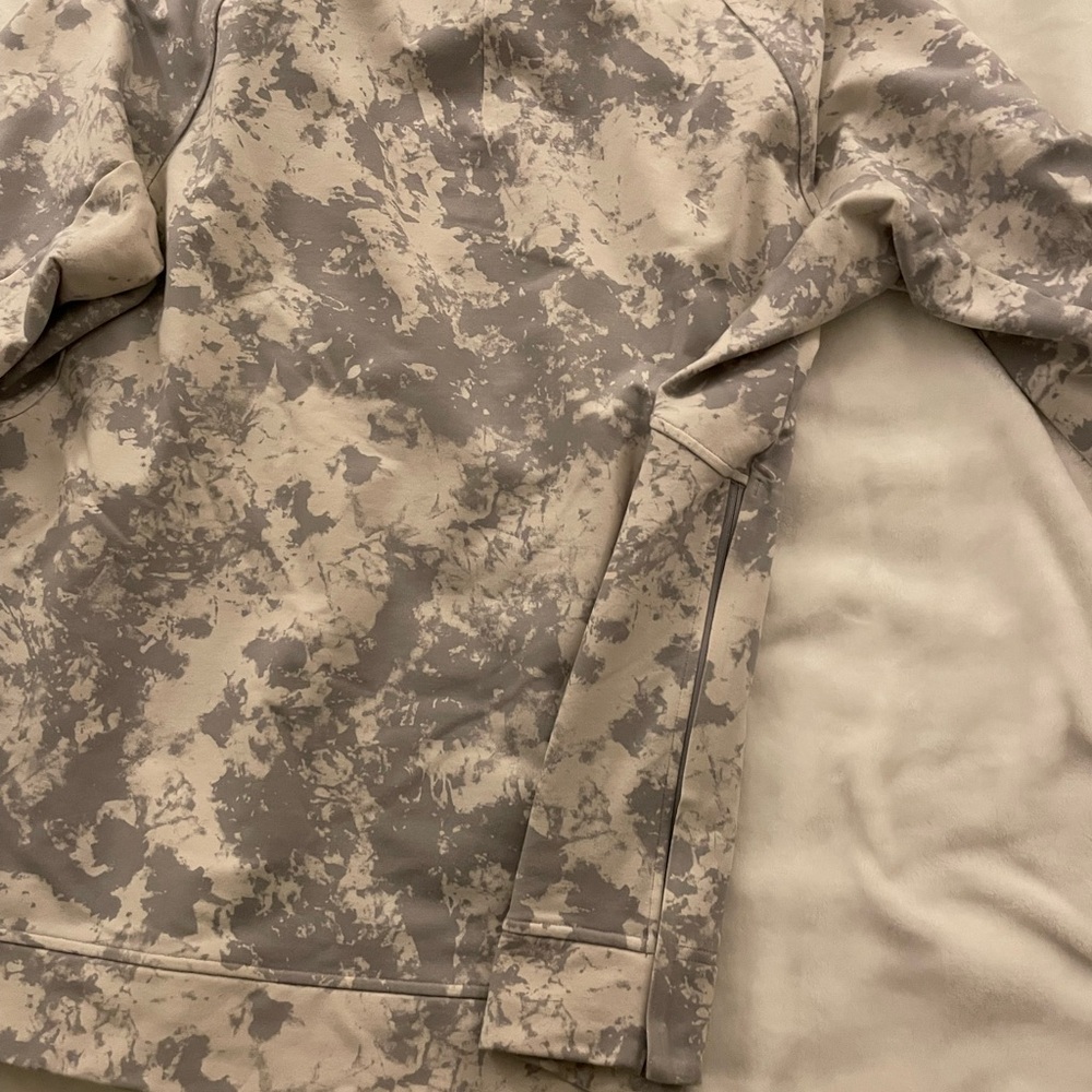 lululemon athletica Gray and Cream Hoodie